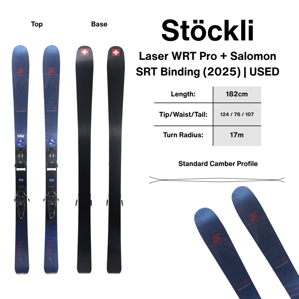 Stockli Nela 88 168cm + Salomon Strive 11 Binding | 2025 SKIS Stockli