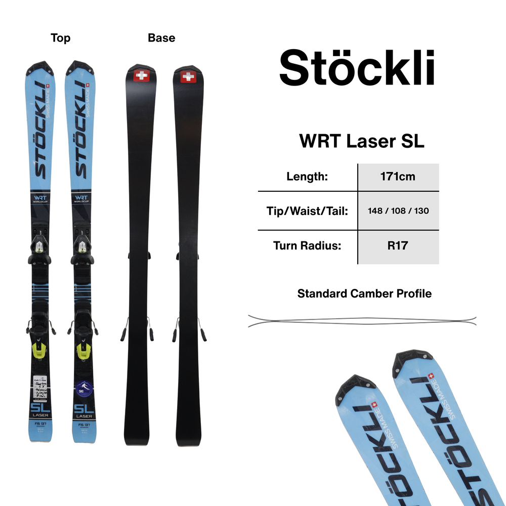 Stockli WRT Laser SL 137cm + Head EVO 9 AC Bindings | USED USED SKIS Stockli