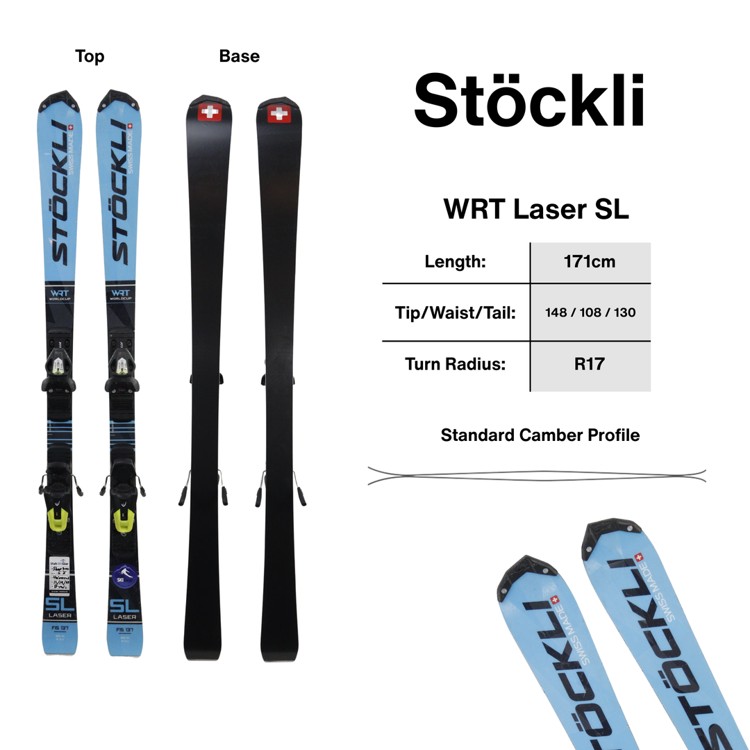 Stockli WRT Laser SL 137cm + Head EVO 9 AC Bindings | USED USED SKIS Stockli
