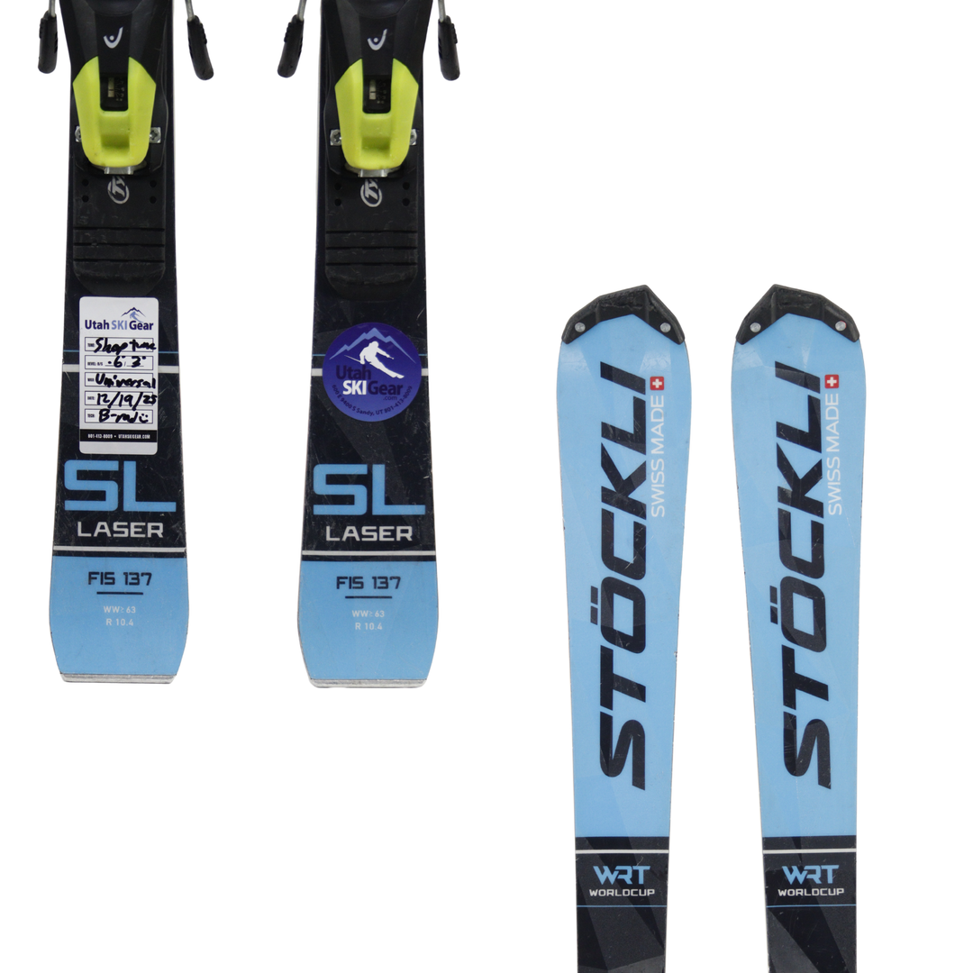 Stockli WRT Laser SL 137cm + Head EVO 9 AC Bindings | USED USED SKIS Stockli