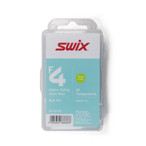 Swix F4 Wax w/ Cork - 60g - F4-23-60 SKI & SNOWBOARD WAX Swix   