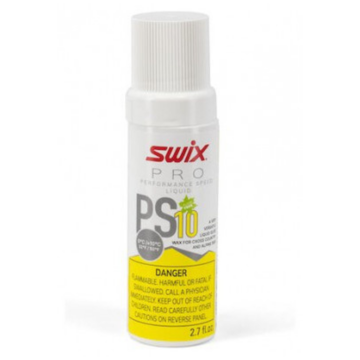 Swix PS10 Liquid Yellow 80ml, USA -  UPS Ground Only SKI & SNOWBOARD WAX Swix   