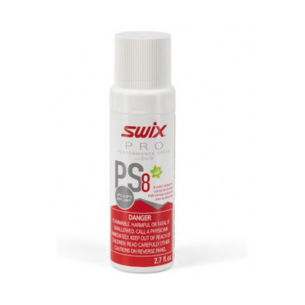 Swix PS Series Liquid Wax 80ml, USA - UPS Ground Only SKI & SNOWBOARD WAX Swix PS8 Liquid Red
