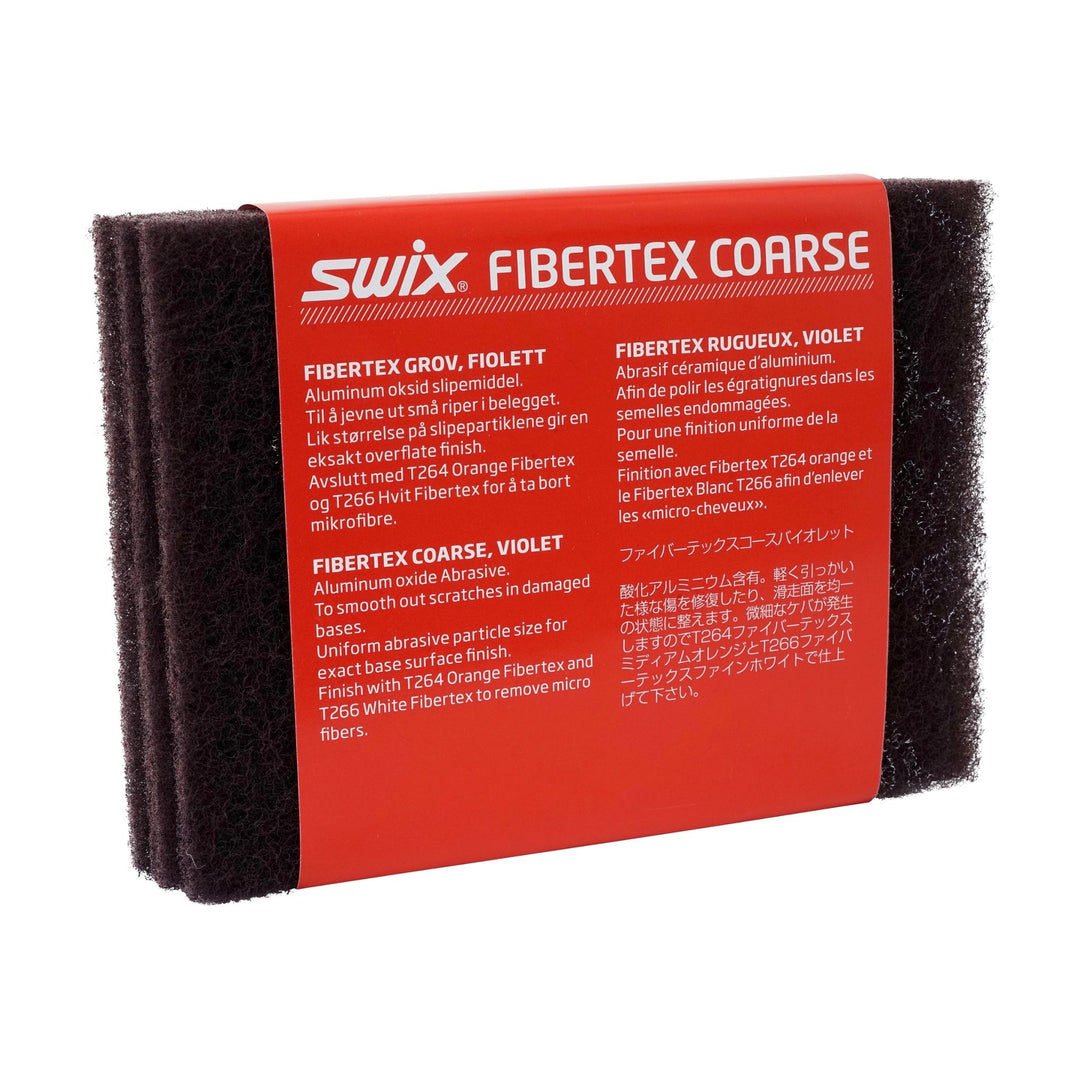 Swix T266N Fibertex violet, Med.Coarse WAXING TOOLS Swix