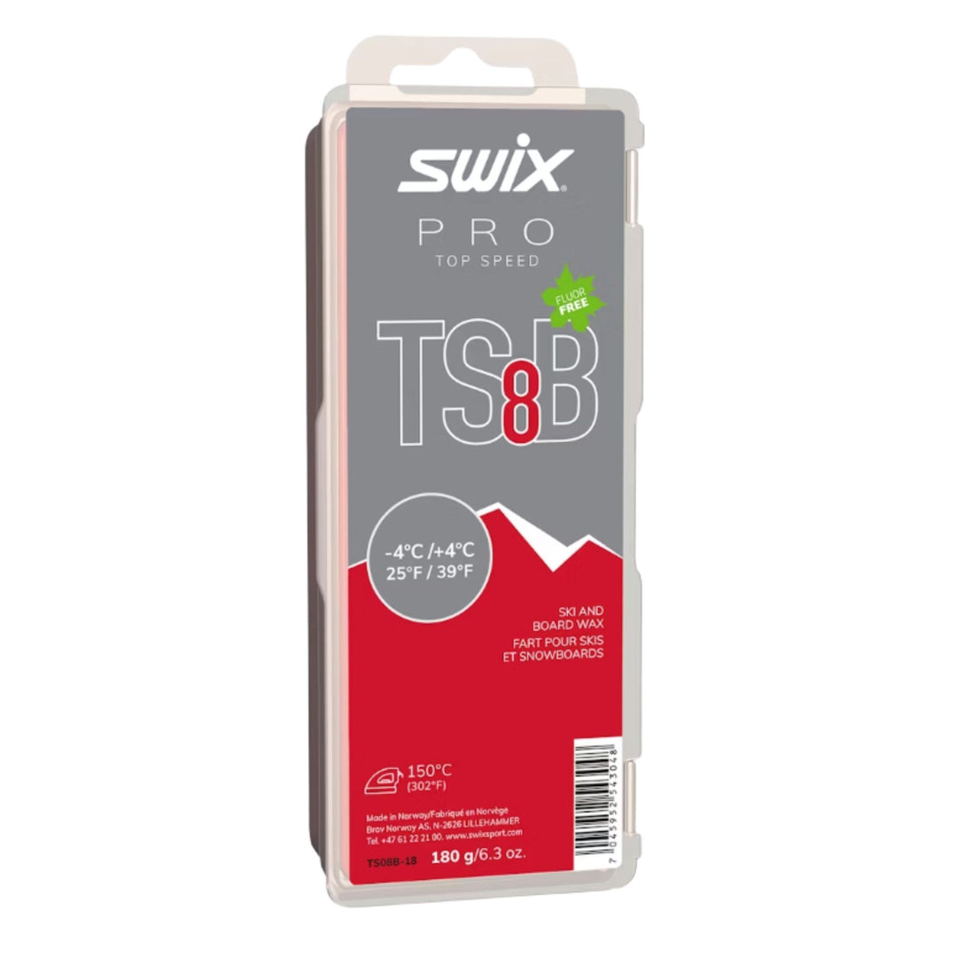 Swix Top Speed Black Wax 8 180g - TSB8 SKI & SNOWBOARD WAX Swix
