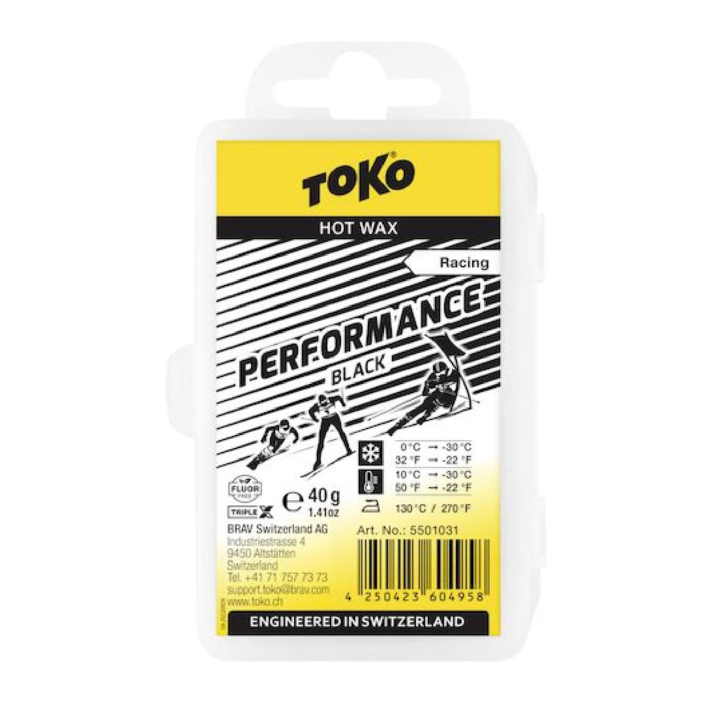 Toko Performance Wax black - 40g SKI & SNOWBOARD WAX Toko   