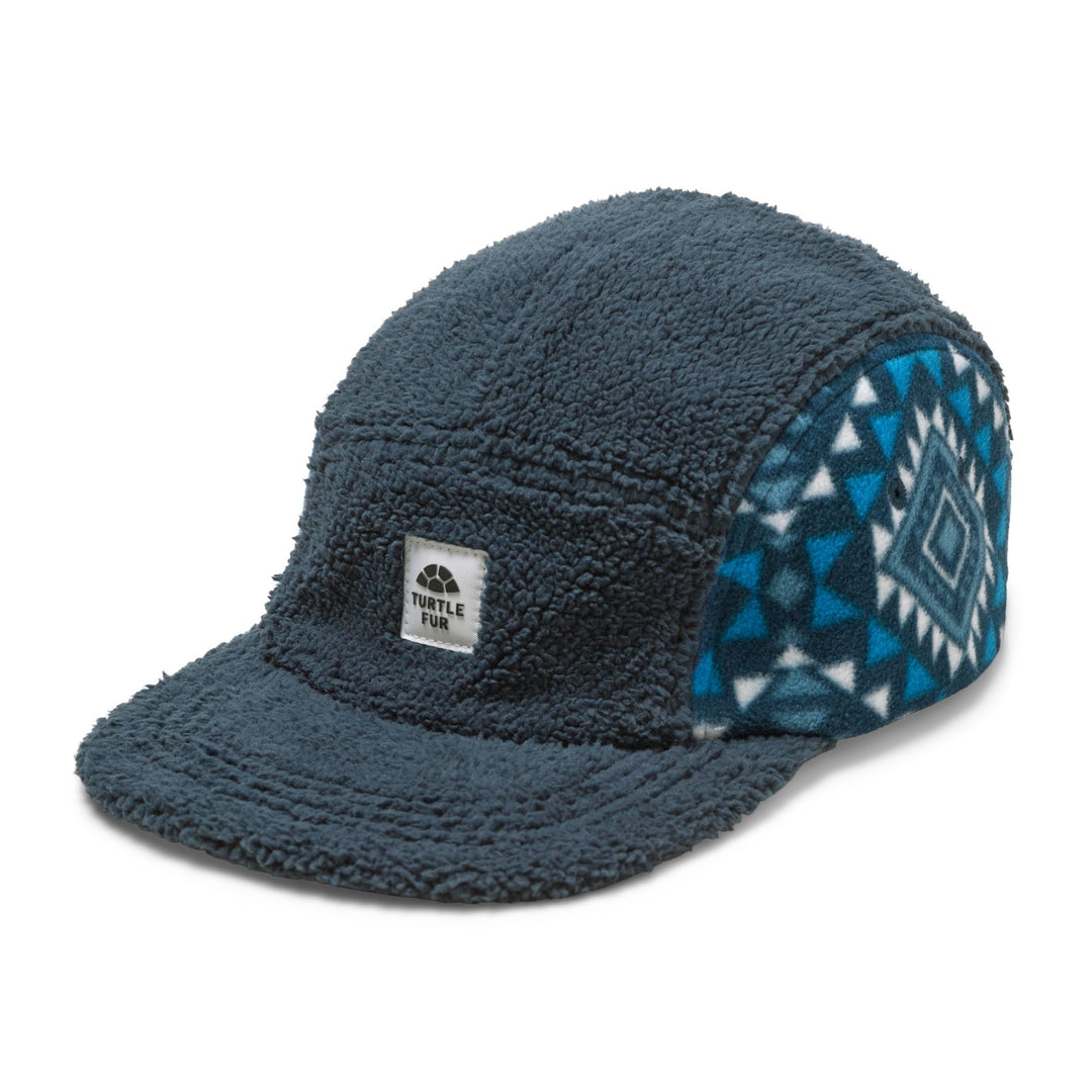 Turtle Fur Printed Fleece Art - 5 Panel Hat APPAREL Turtle Fur Mesa Sky