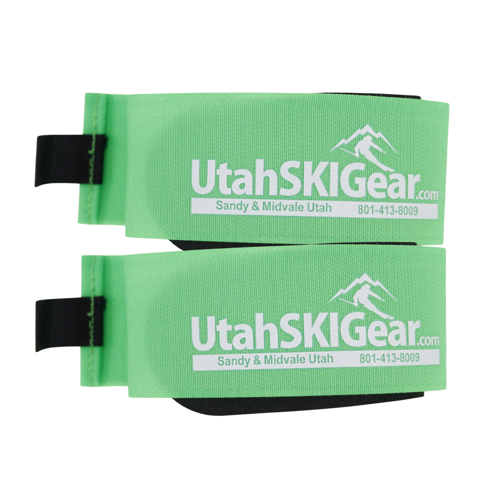 Utah Ski Gear Ski Strap [pair] ACCESSORIES Utah Ski Gear Bright Green