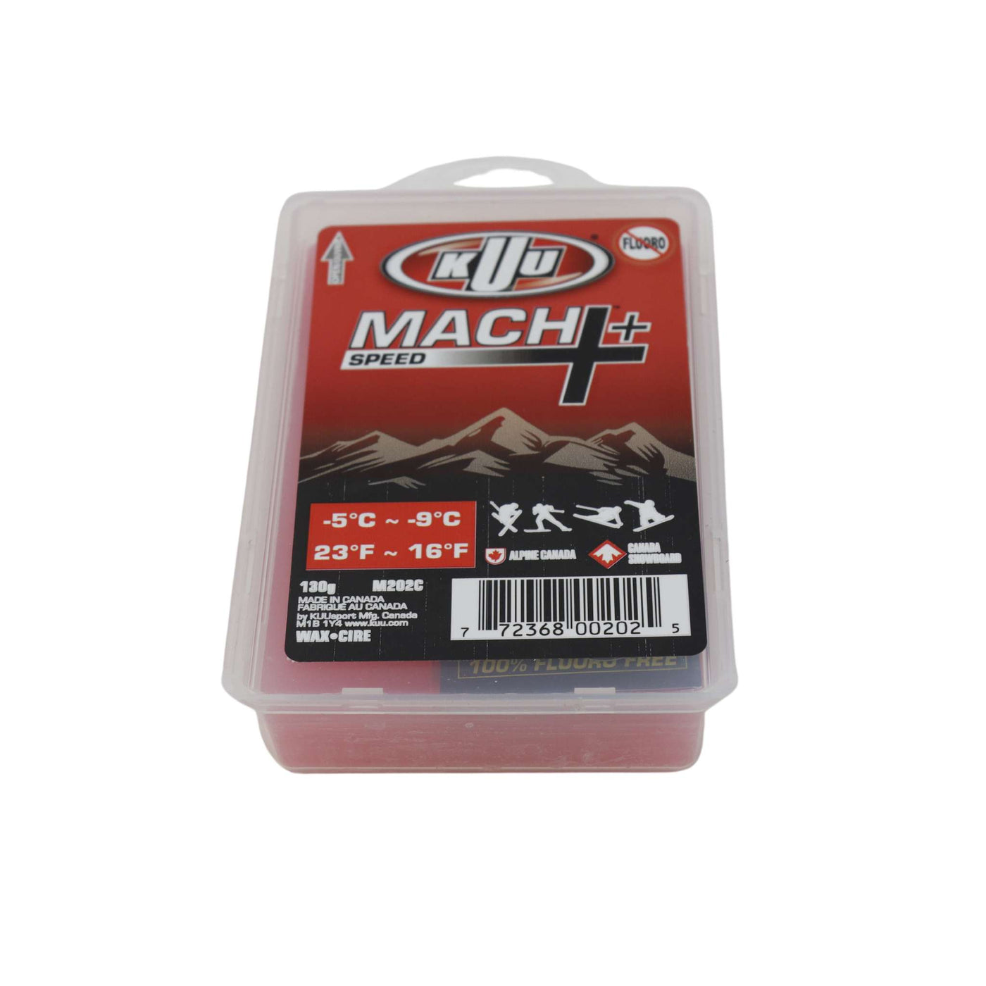 Kuu Mach Speed+ Uni 130g SKI & SNOWBOARD WAX KUU