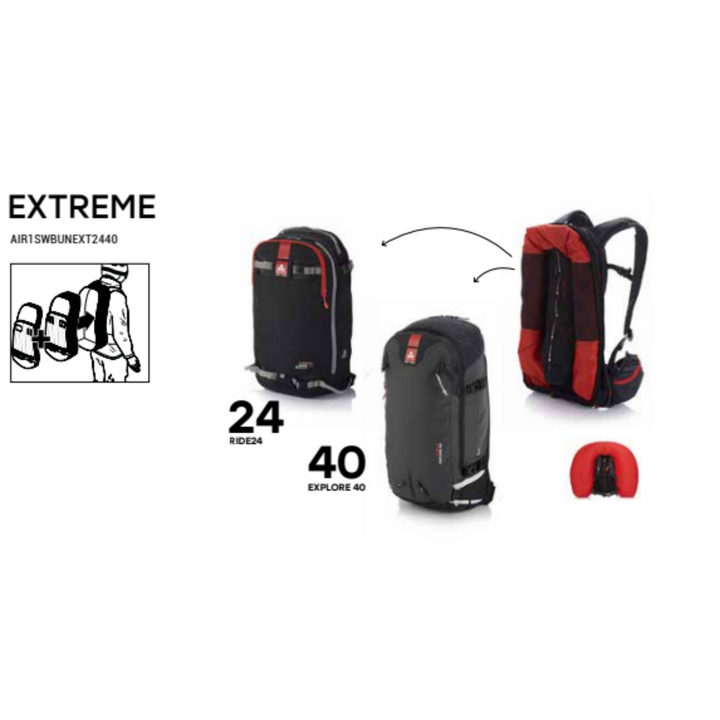 Arva SWITCH EXTREME Bundle (RIDE24+EXPLORE40) AVALANCHE SAFETY GEAR Arva