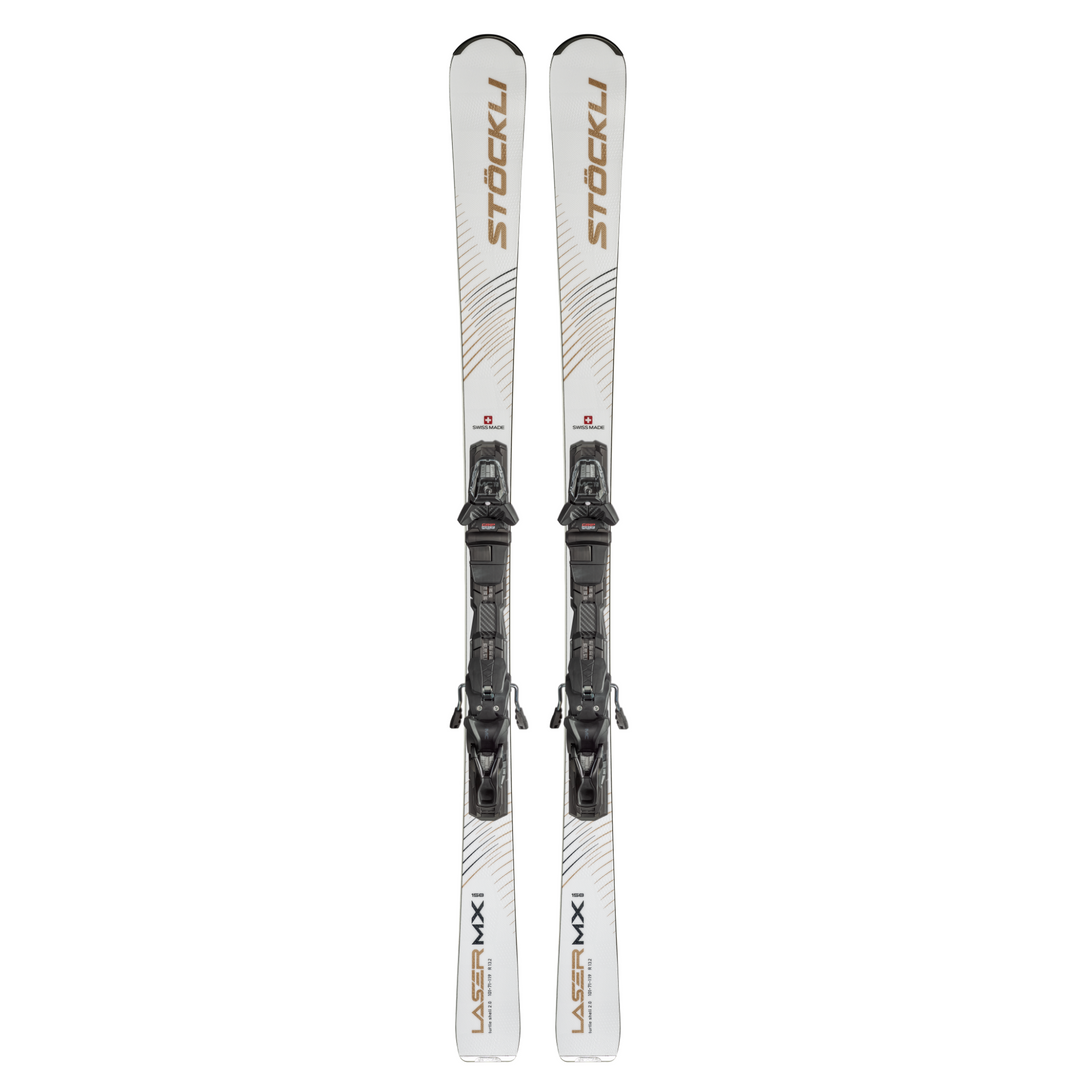 Stockli Laser MX 2025 Carving Ski with Plate and Bindings – Utah Stockli Laser MX 2025 Carving Ski with Plate and Bindings – Utah