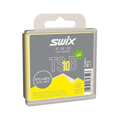 Swix Top Speed Black Wax 40g SKI & SNOWBOARD WAX Swix TSB 10 Yellow