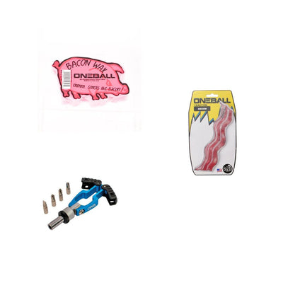 The "Bacon, Not Just for Breakfast" Snowboard Kit STOMP PADS Utah Ski Gear   