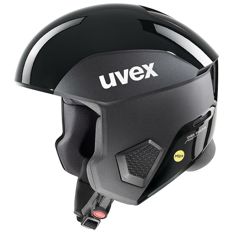 Uvex Invictus MIPS Ski Helmet - OPEN BOX RETURN HELMETS Uvex Black-Anthracite Matte 53-54cm