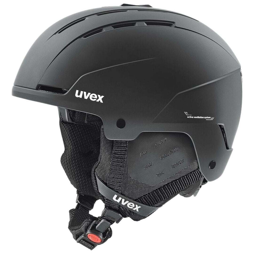 Uvex Stance Ski Helmet HELMETS Uvex 54-58cm Black 