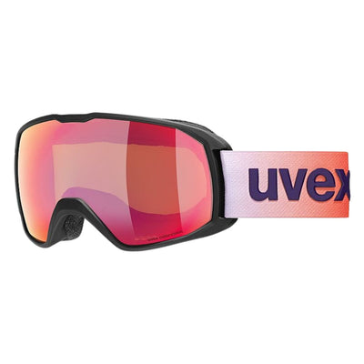 Uvex xcitd CV Goggles GOGGLES Uvex Black Matt / Mirror Scarlet  