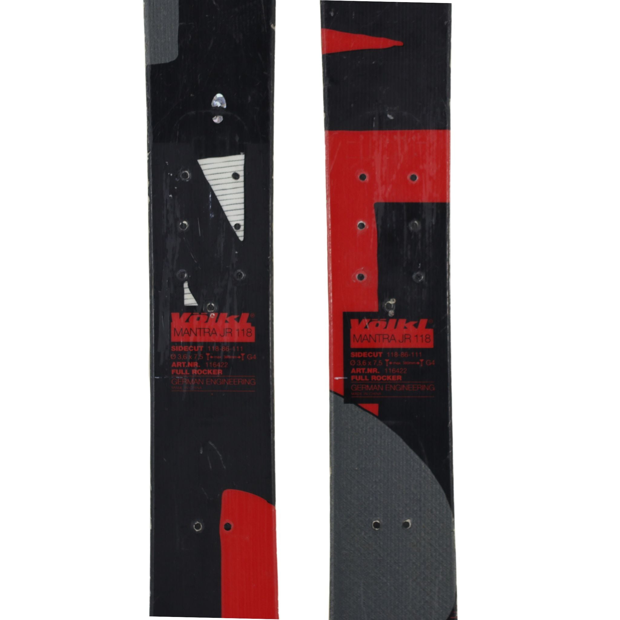 Volkl Mantra JR 118 2017 + Armada Alpine Touring Skins-USED – Utah