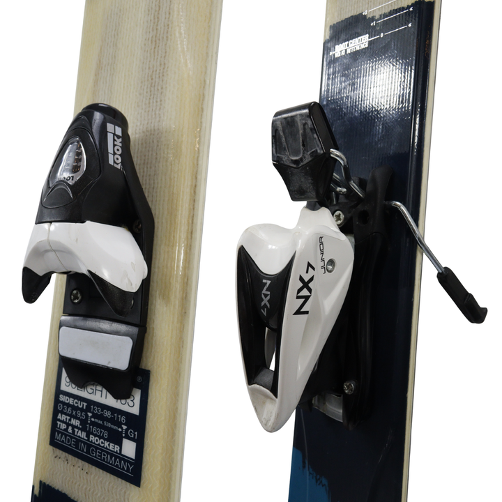 Volkl 90Eight 2016 freeride skis - 163 w/ Look NX7 junior bindings - USED USED SKIS Volkl