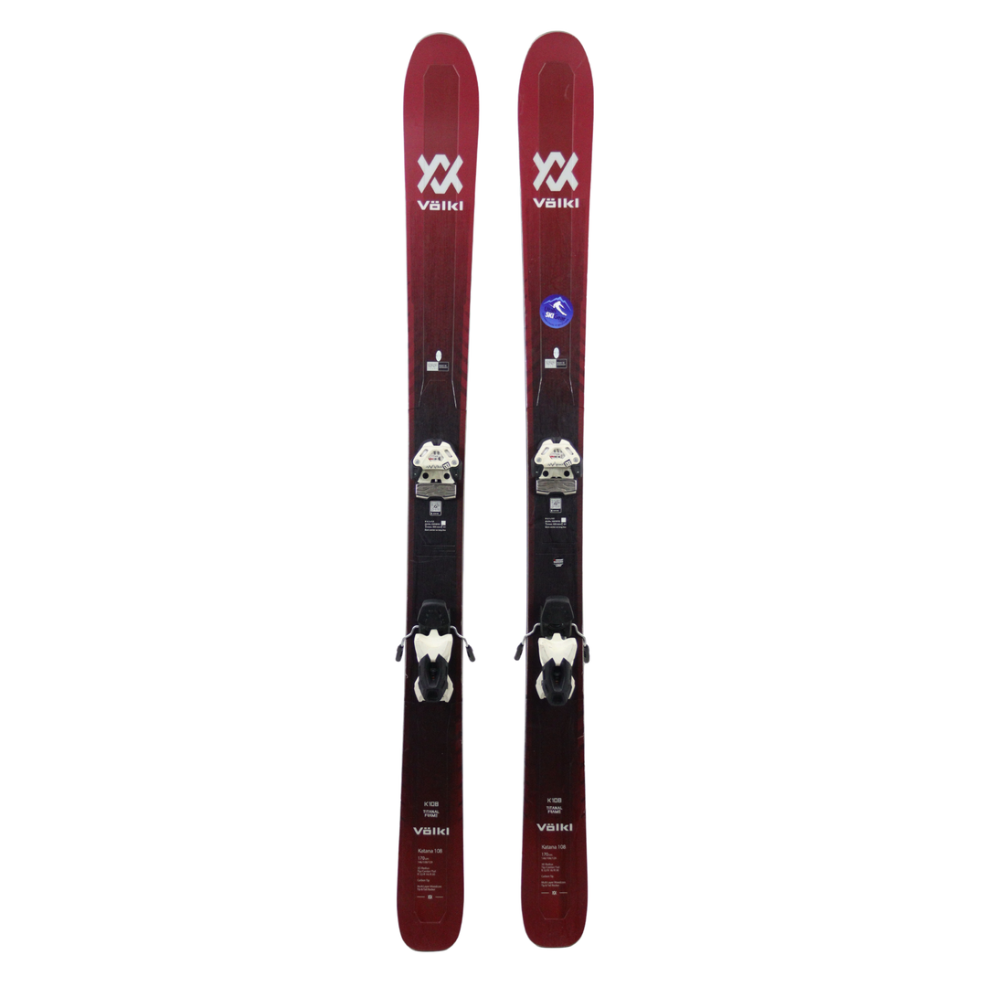 Volkl Katana 108 + Marker Griffon Demo Bindings - USED SKIS Volkl