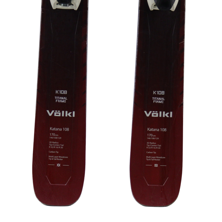 Volkl Katana 108 + Marker Griffon Demo Bindings - USED SKIS Volkl