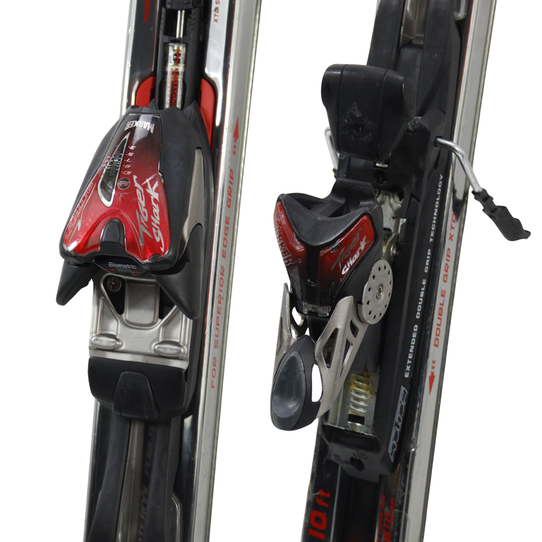 Volkl TigerShark 10 Footer Power Switch + System Bindings (2009) | 161cm - USED ACCESSORIES Volkl