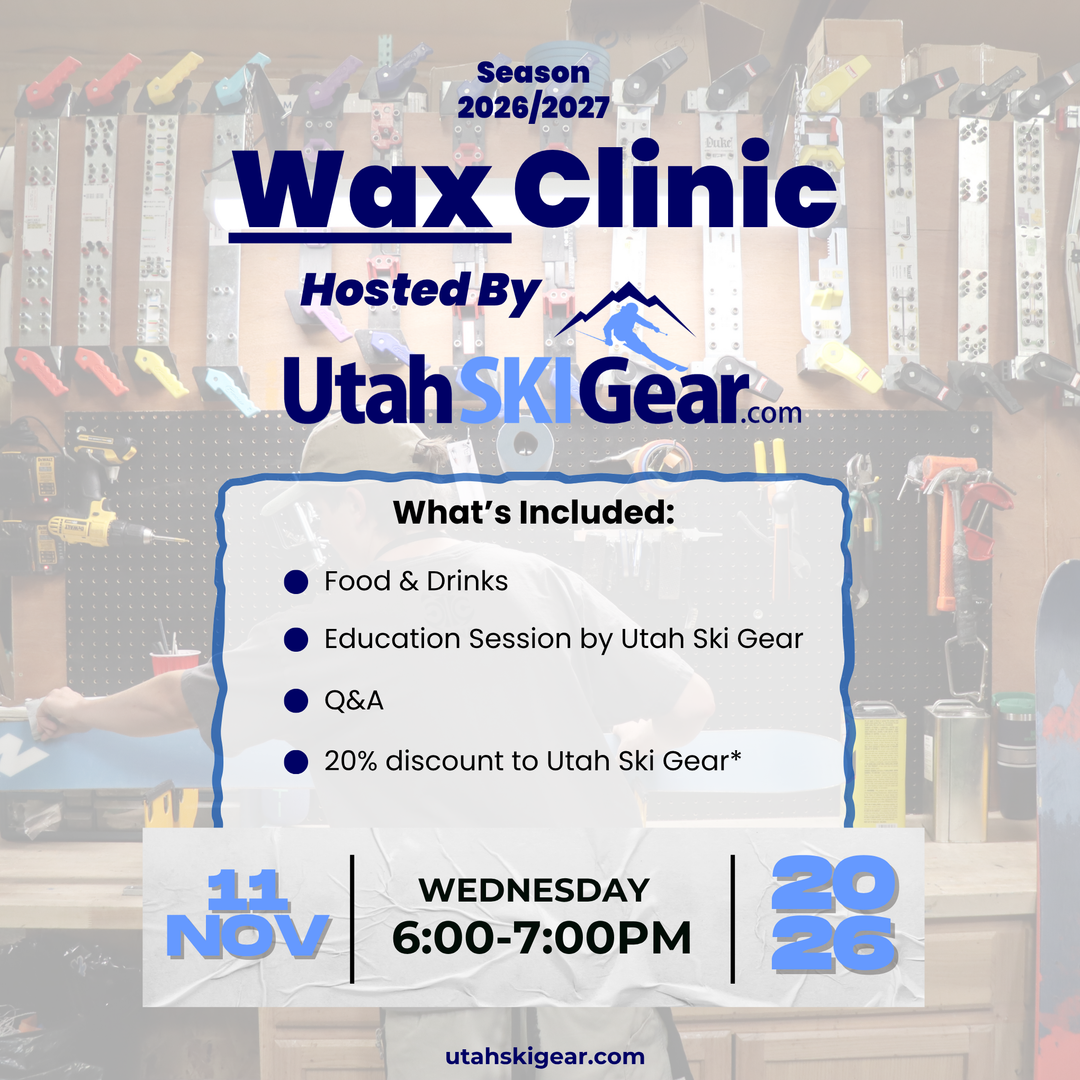 Wax Clinic - November 11th Clinic Utah Ski Gear