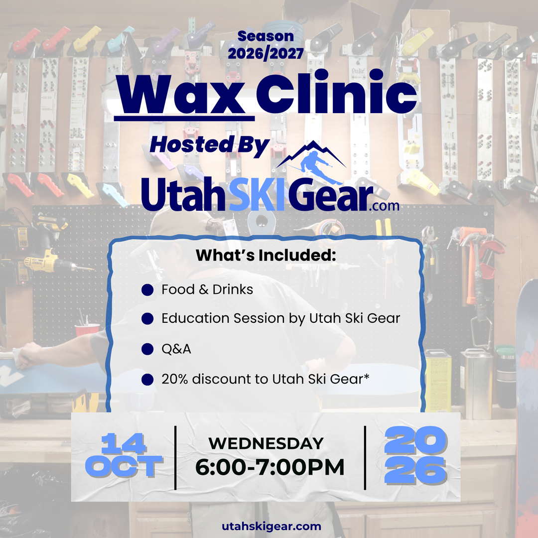 Wax Clinic - October 14th Clinic Utah Ski Gear