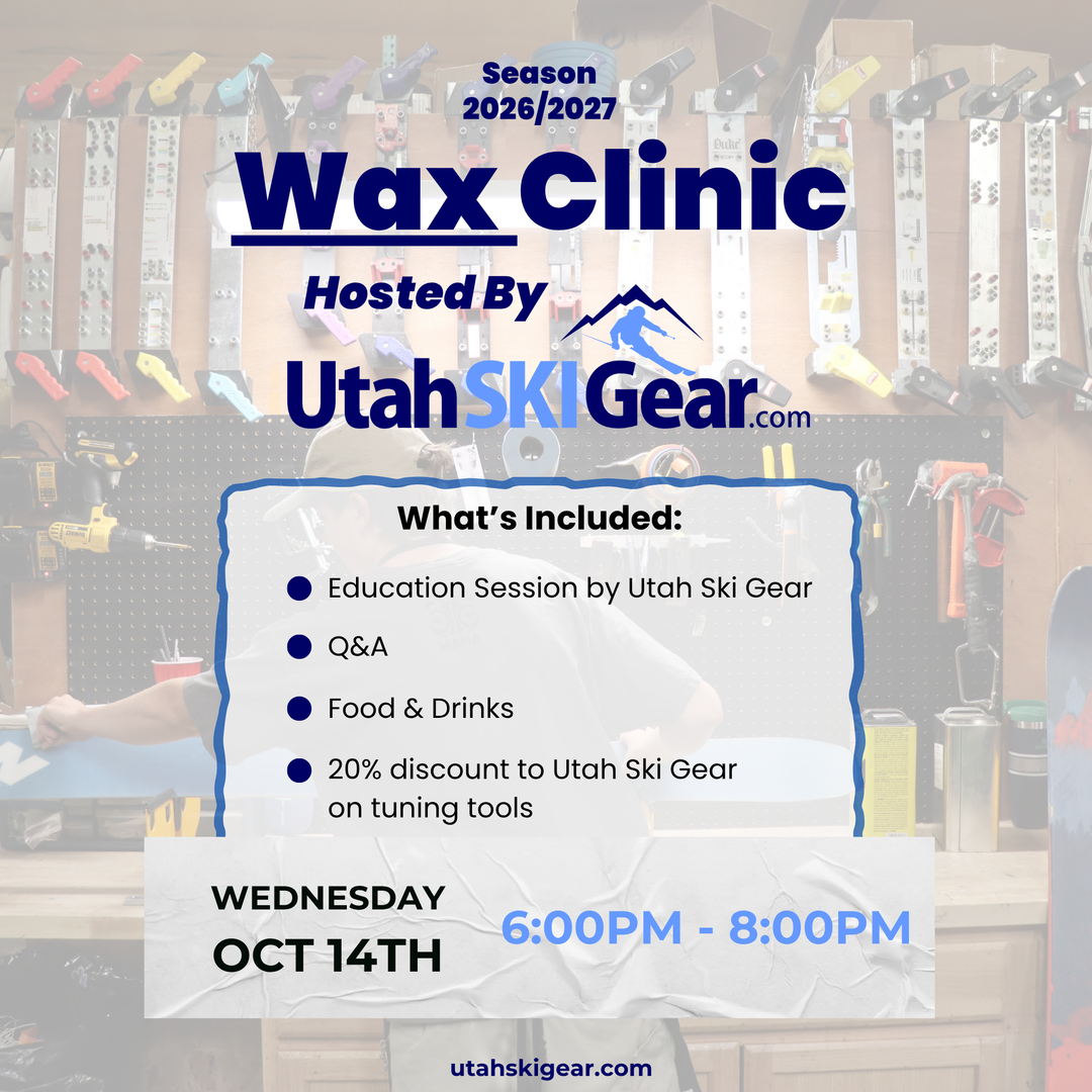 Wax Clinic - October 14th Clinic Utah Ski Gear