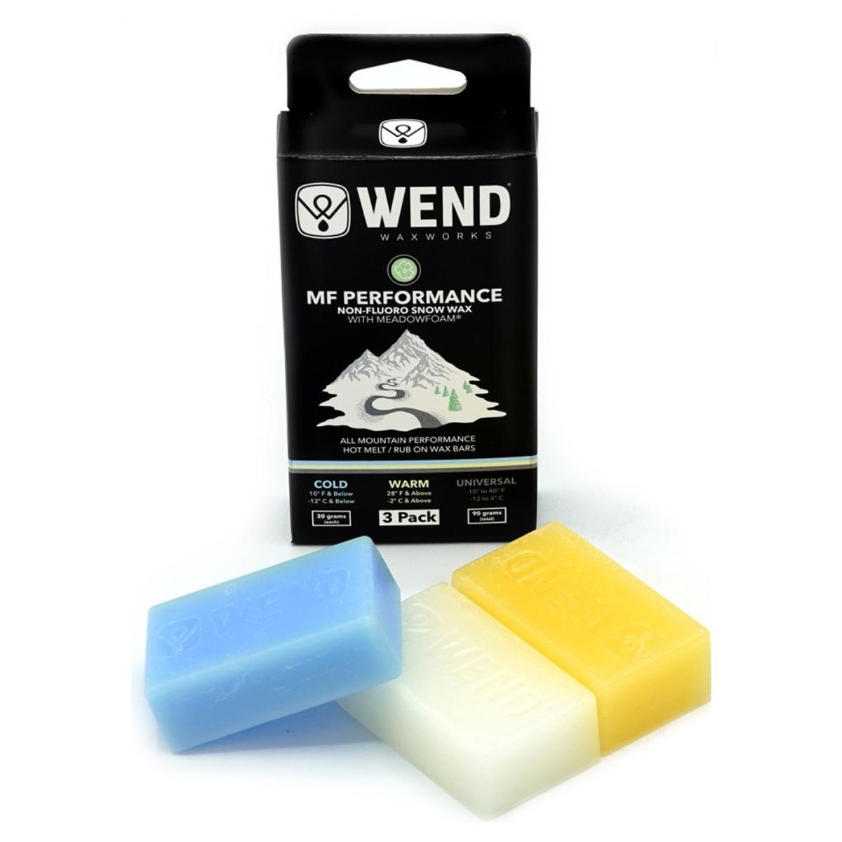 Wend MF Performance Combo Ski Wax - Warm, Universal, Cold - 90g SKI & SNOWBOARD WAX Wend   