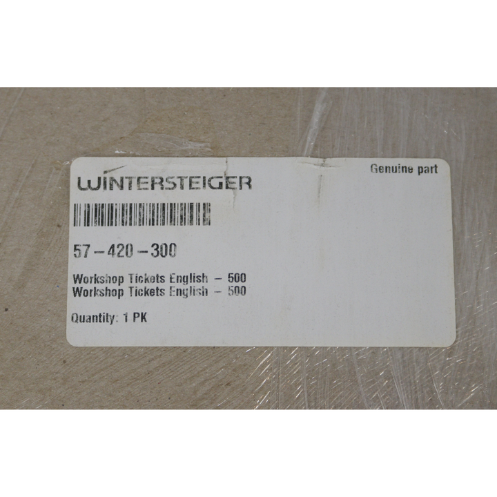 Wintersteiger 500ct Workshop Tickets ACCESSORIES Wintersteiger