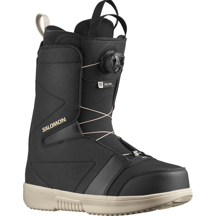 Salomon Faction Boots Boa 2026 SNOWBOARD BOOTS Salomon 7.5M / 25.5 Black/Rainy Day