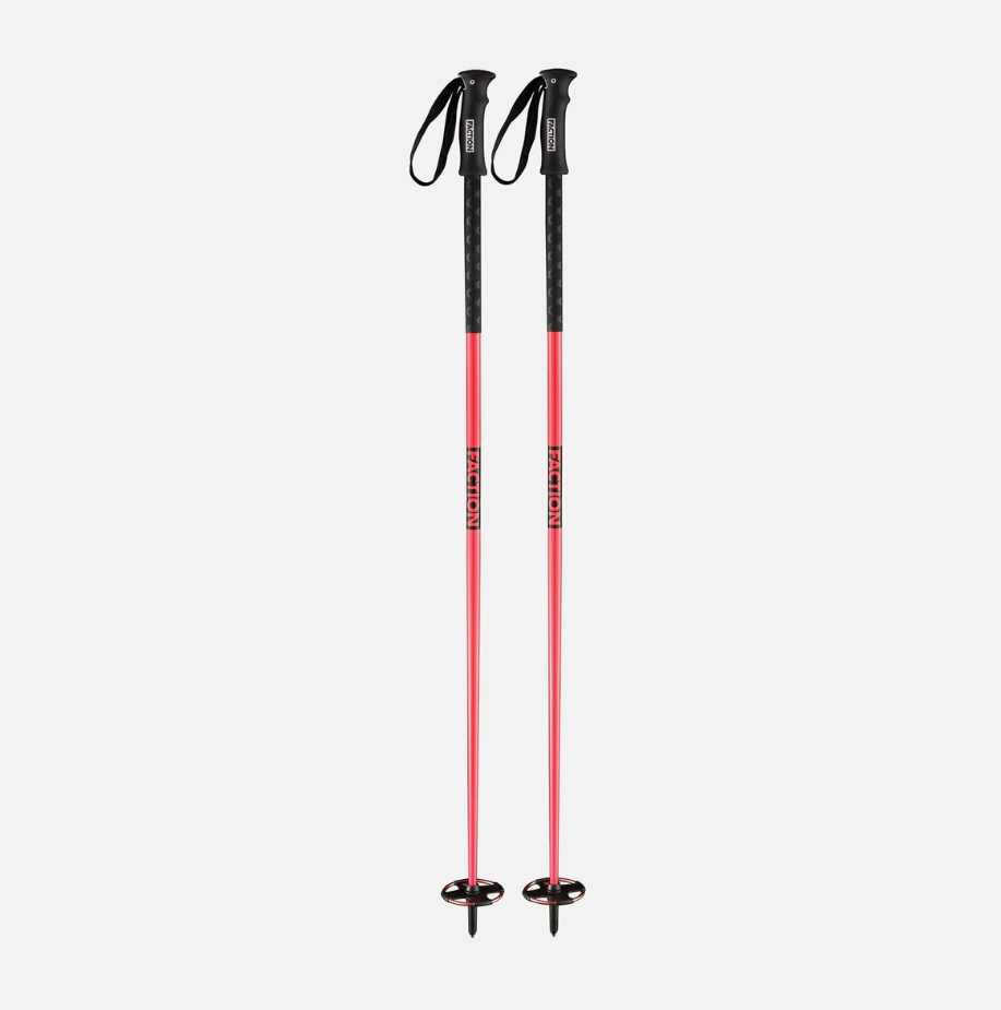 Faction Ski Poles 2025 SKI POLES Faction Red 115cm 