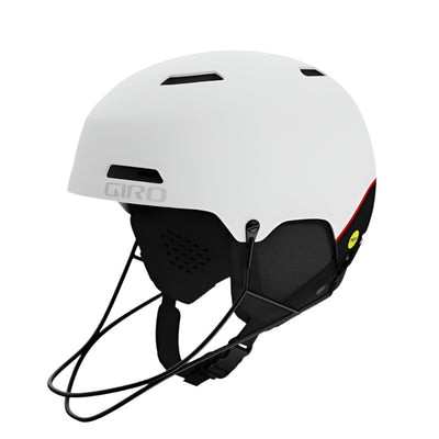Giro Ledge SL Mips Race Helmet w/ Chingaurd - OPEN BOX RETURN HELMETS Giro Matte White M (55.5-59cm)