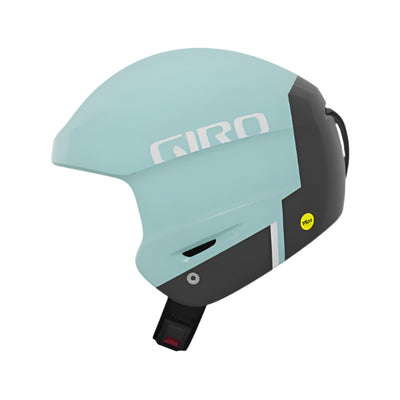Giro Strive Mips Racing Helmet w/ Chingaurd FIS Certified - OPEN BOX RETURN HELMETS Giro Matte Charcoal/Cool Breeze M (55.5-57cm)