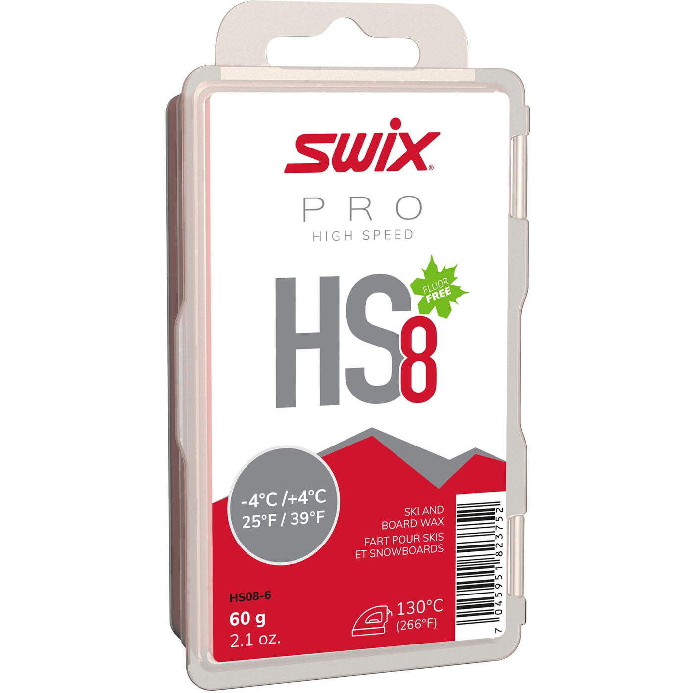 Swix HS8 Red 60g - High Speed (Open Box Return) SKI & SNOWBOARD WAX Swix   