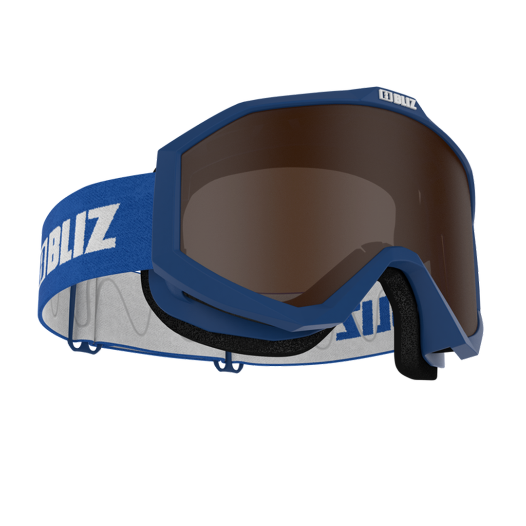 bliz ski goggles review Bliz Liner Ski Goggles Blue Brown/CAT3 Kids