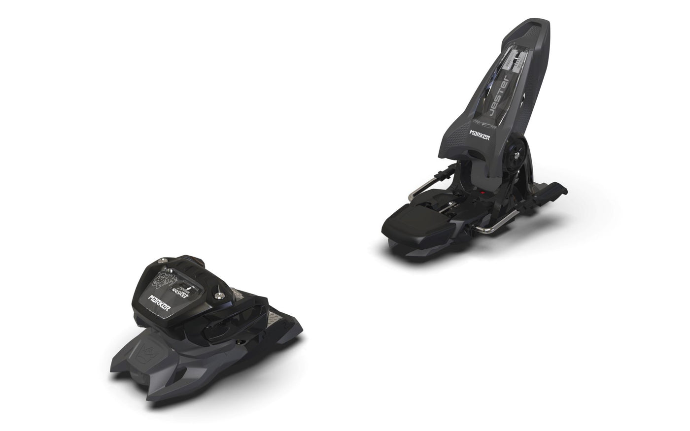 Marker Jester 16 ID All Mountain Freeride Alpine Ski Bindings | 2025 SKI BINDINGS Marker 100mm Anthracite / Black 