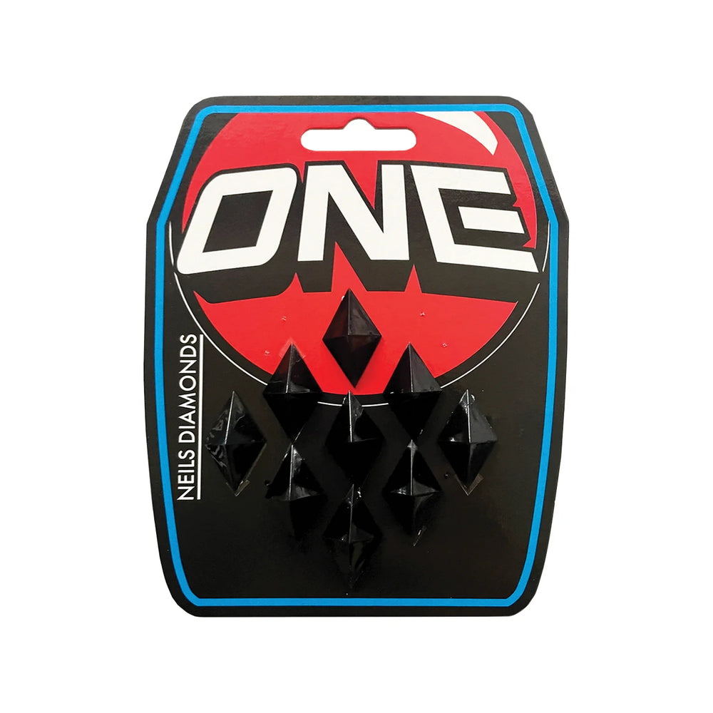One MFG Neils Diamonds Snowboard Traction STOMP PADS OneBall Black