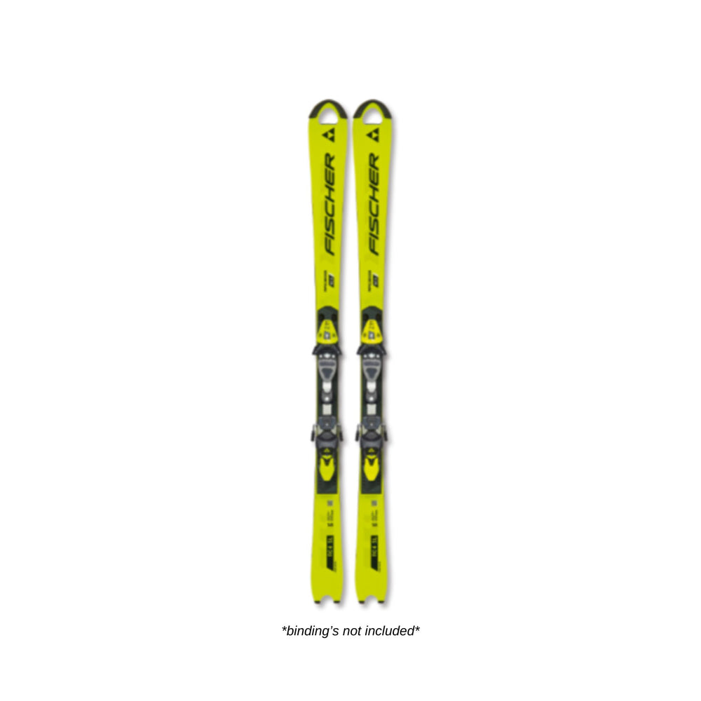 Fischer RC4 WorldCup SL JR Race Skis - 2025 SKIS Fischer 130 cm - Adult Plate