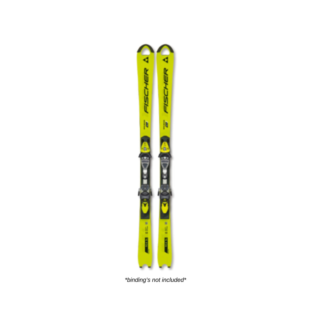 Fischer RC4 WorldCup SL JR Race Skis - 2025 SKIS Fischer 130 cm - Adult Plate