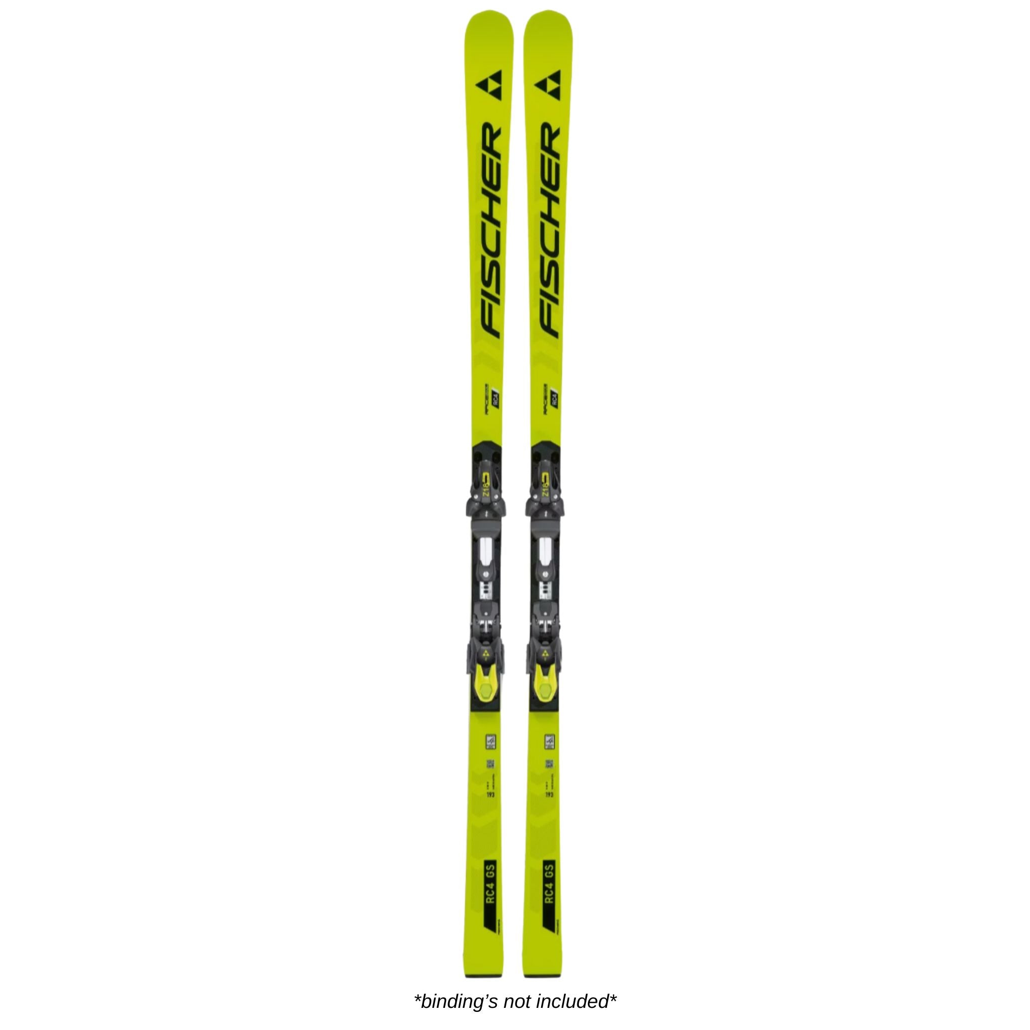 Fischer RC4 Worldcup GS Ski 2025 + Men's M Plate SKIS Fischer 193
