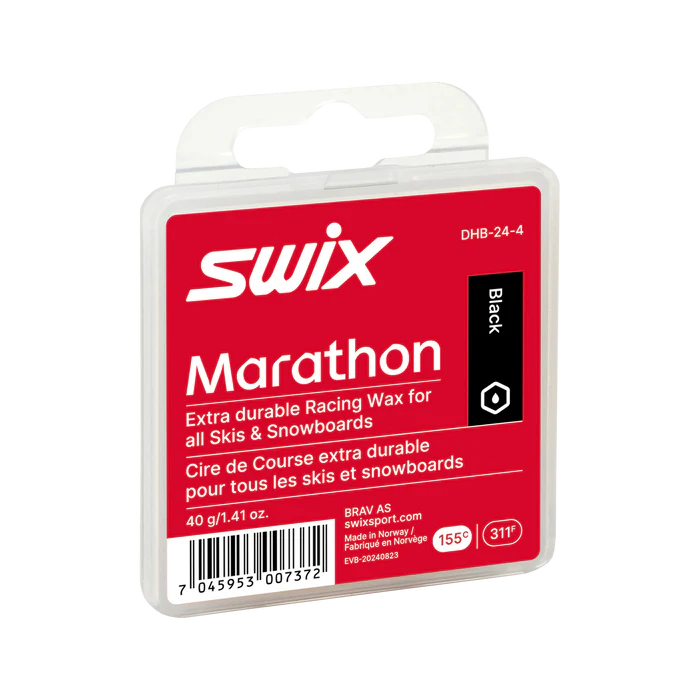 Swix Marathon Black 40g SKI & SNOWBOARD WAX Swix