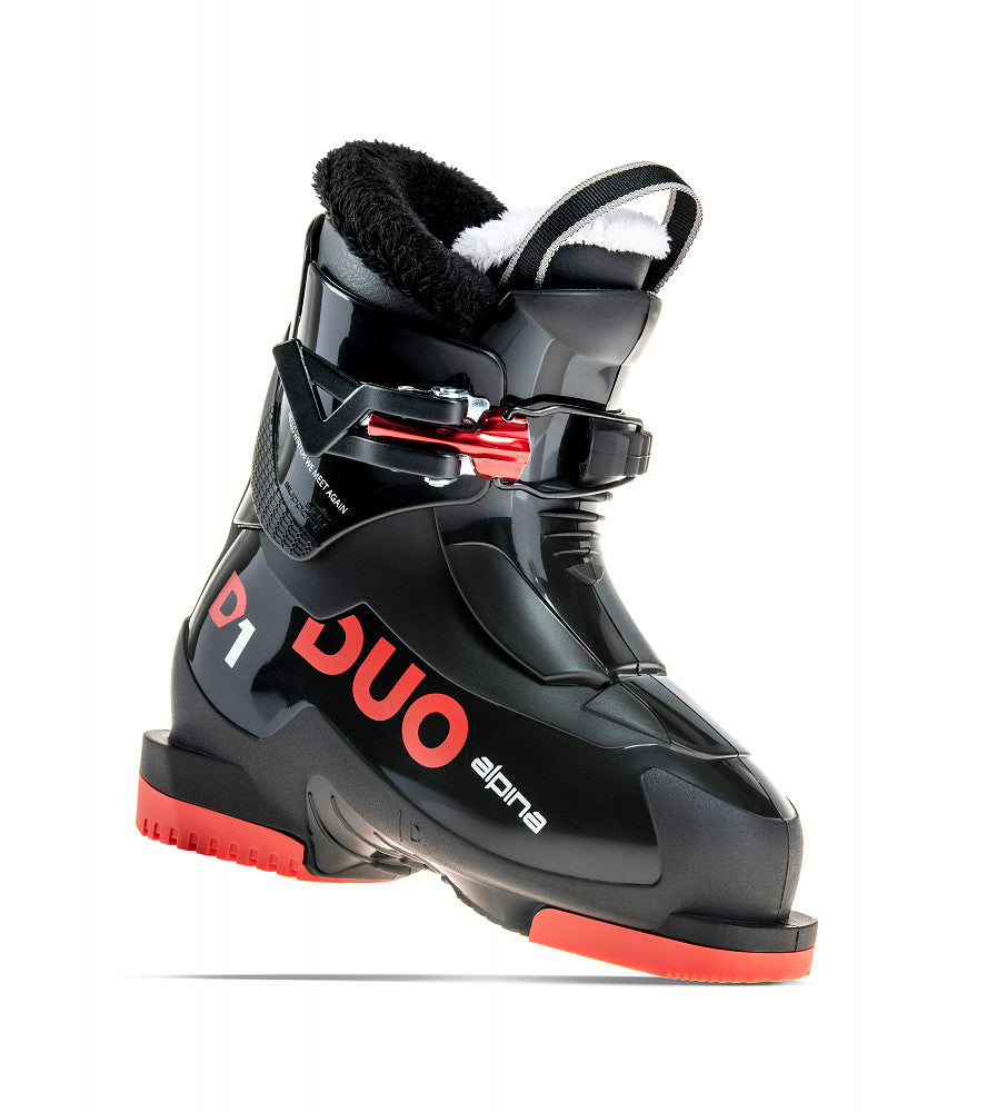 Alpina Duo 1 Kid's Ski Boots SKI BOOTS Alpina 15.5 Black 