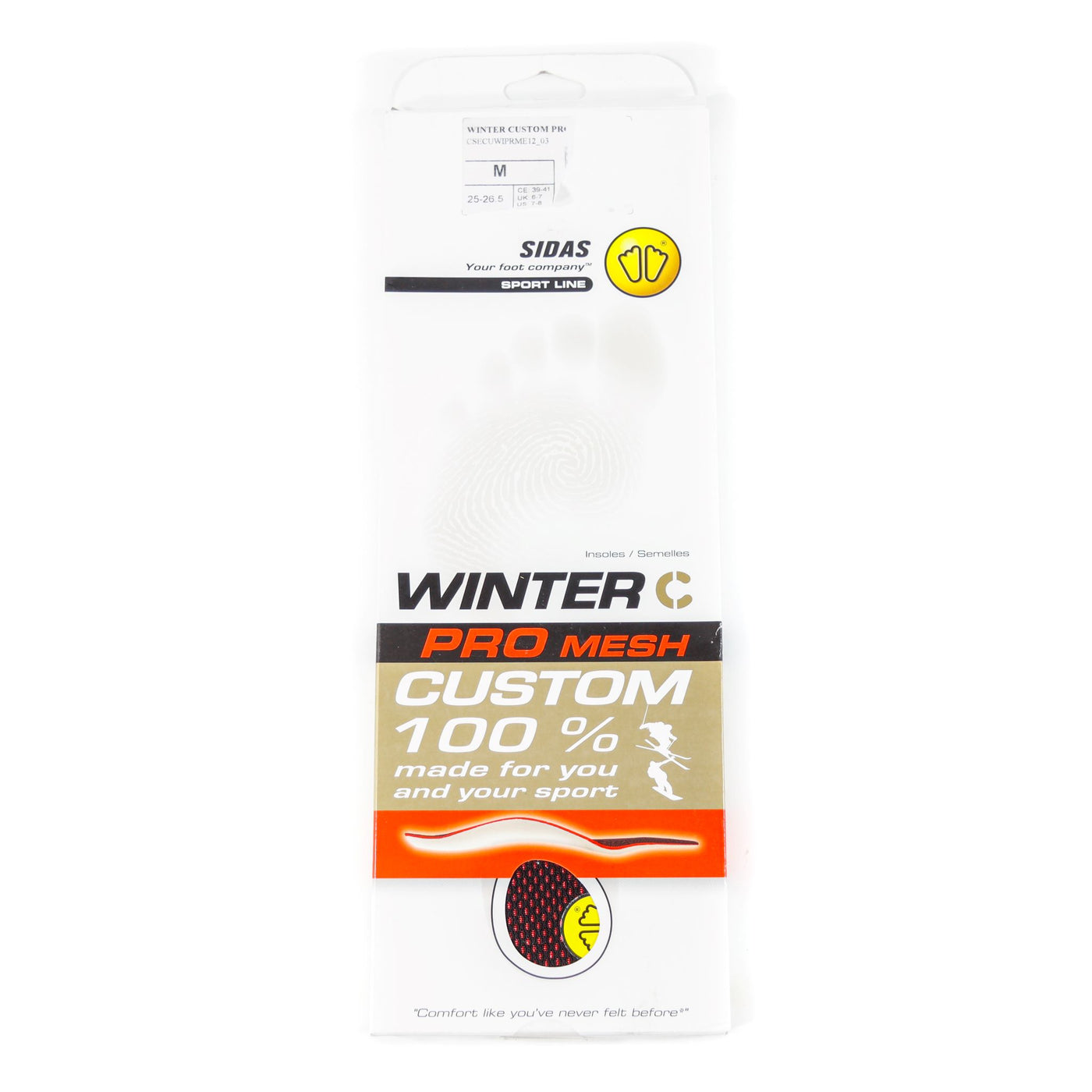 Sidas Winter Pro Mesh 100% Custom Ski Insoles - 2012 | XS, S, M INSOLES Sidas   
