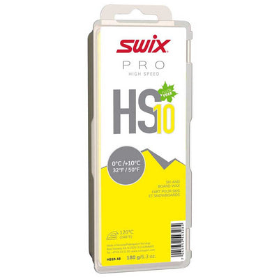 Swix High Speed Series Wax - 180g SKI & SNOWBOARD WAX Swix HS10 Yellow