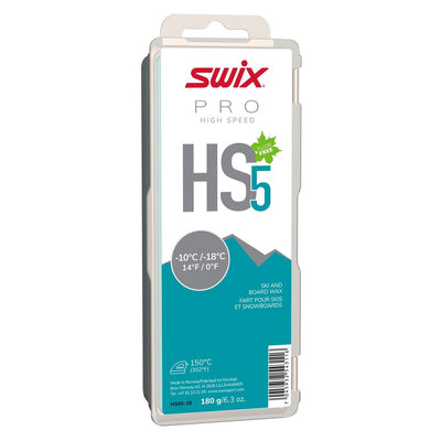 Swix High Speed Series Wax - 180g SKI & SNOWBOARD WAX Swix HS5 Turquoise