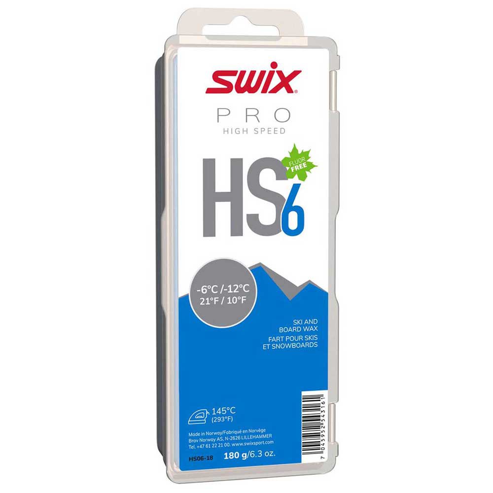 Swix High Speed Series Wax - 180g SKI & SNOWBOARD WAX Swix HS6 Blue