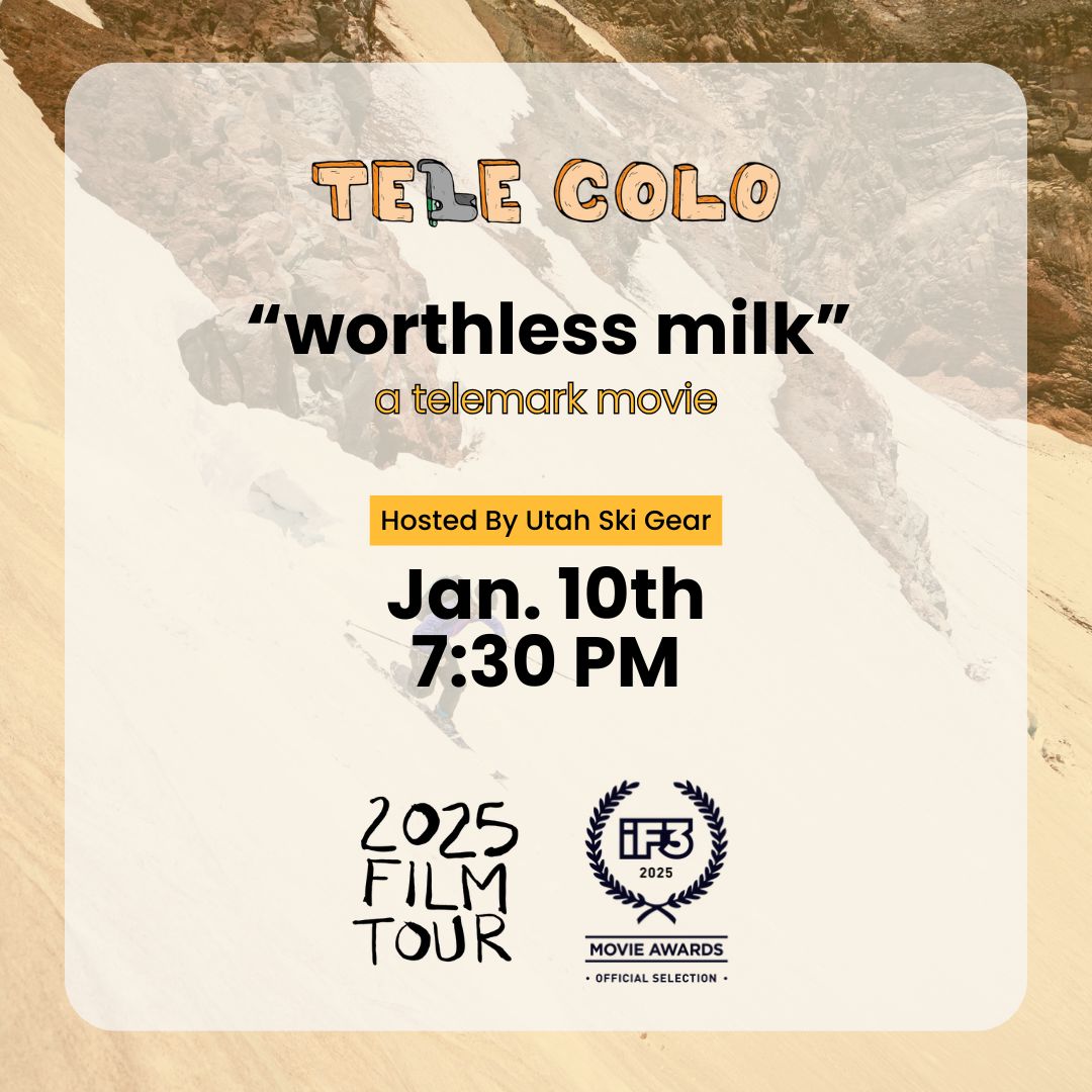 Tele Colo Movie Premiere Movie Utah Ski Gear