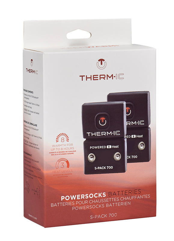 Therm-ic PowerSock S-Pack 700 Batteries (Pair) HEATED ACCESSORIES Therm-ic   