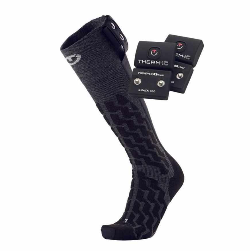 Therm-ic Heat Fusion Power Socks UNI S-1400B - Heated Socks + Bluetooth Batteries HEATED ACCESSORIES Therm-ic Small  